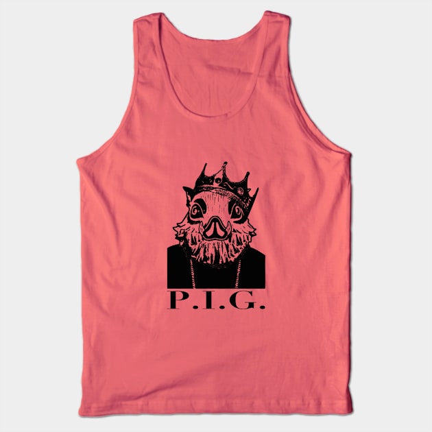 Notorious P.I.G. Rapper Corps Tank Top by Electrovista